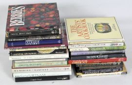 A collection of cookery books,