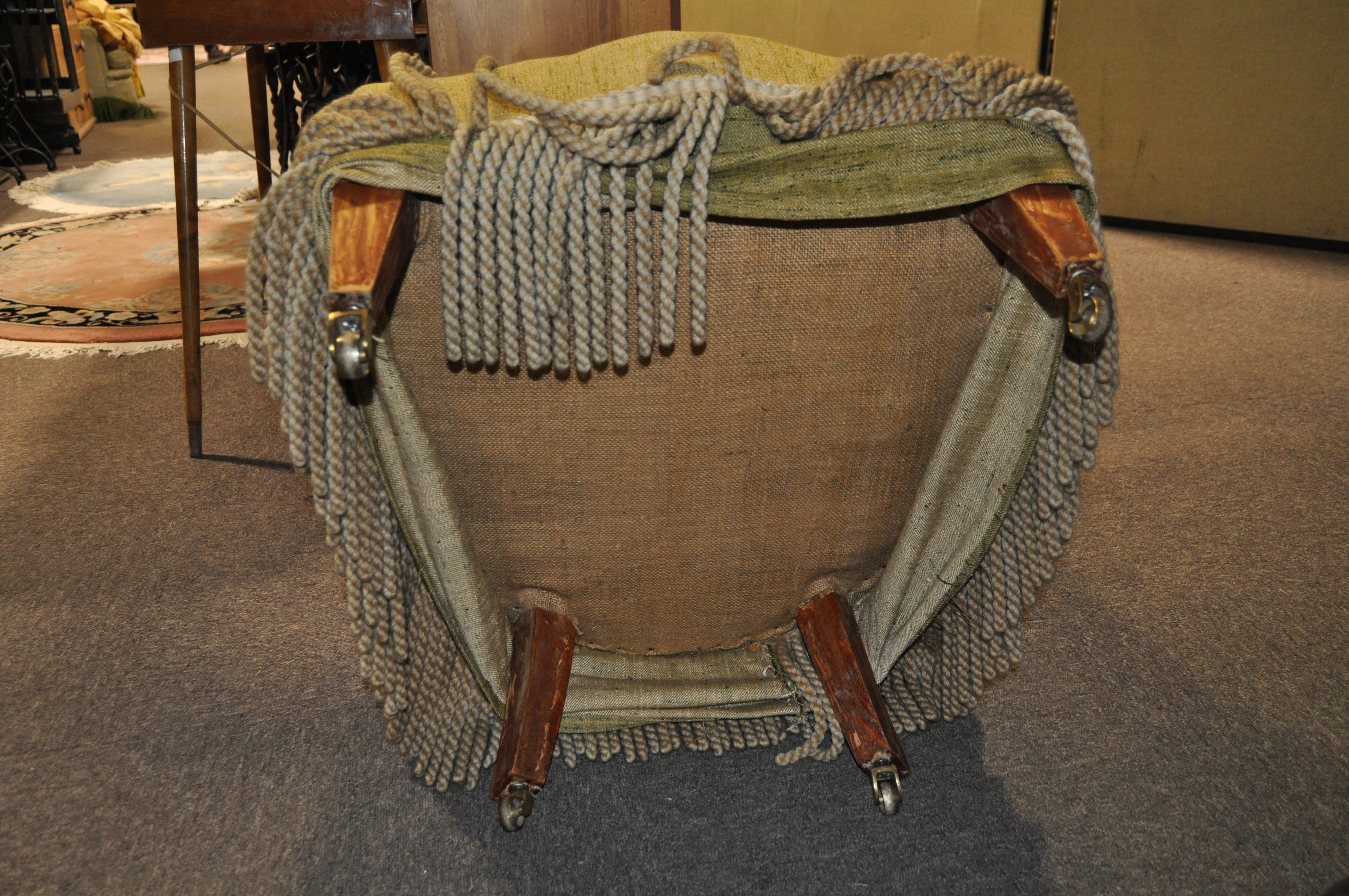 A pair of 20th century button back chairs, - Image 10 of 10