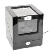 A modern automatic watch winder for two watches,