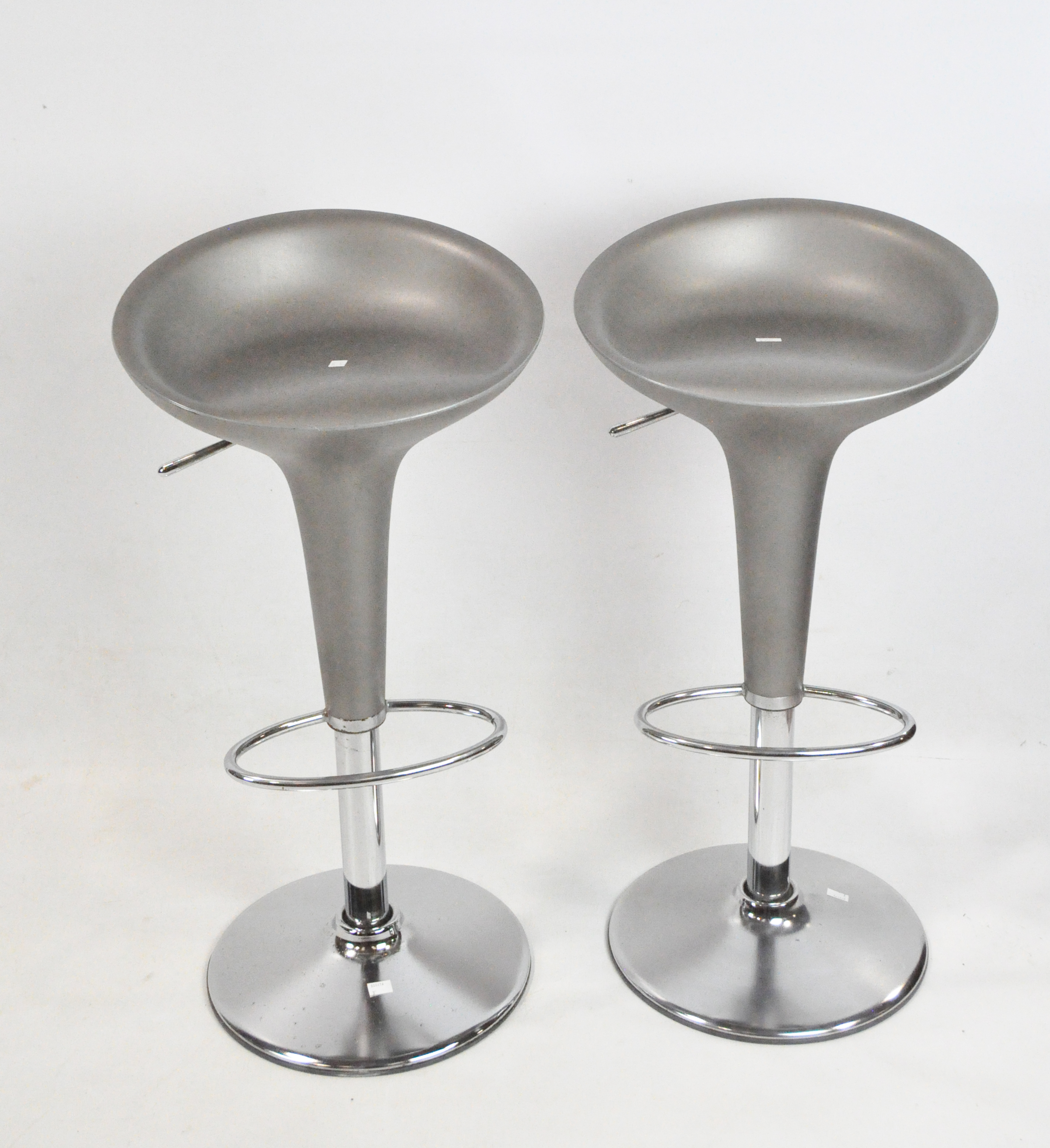 Two Italian Magis Bombo bar stools by Stefano Giovannoni, made in Italy,