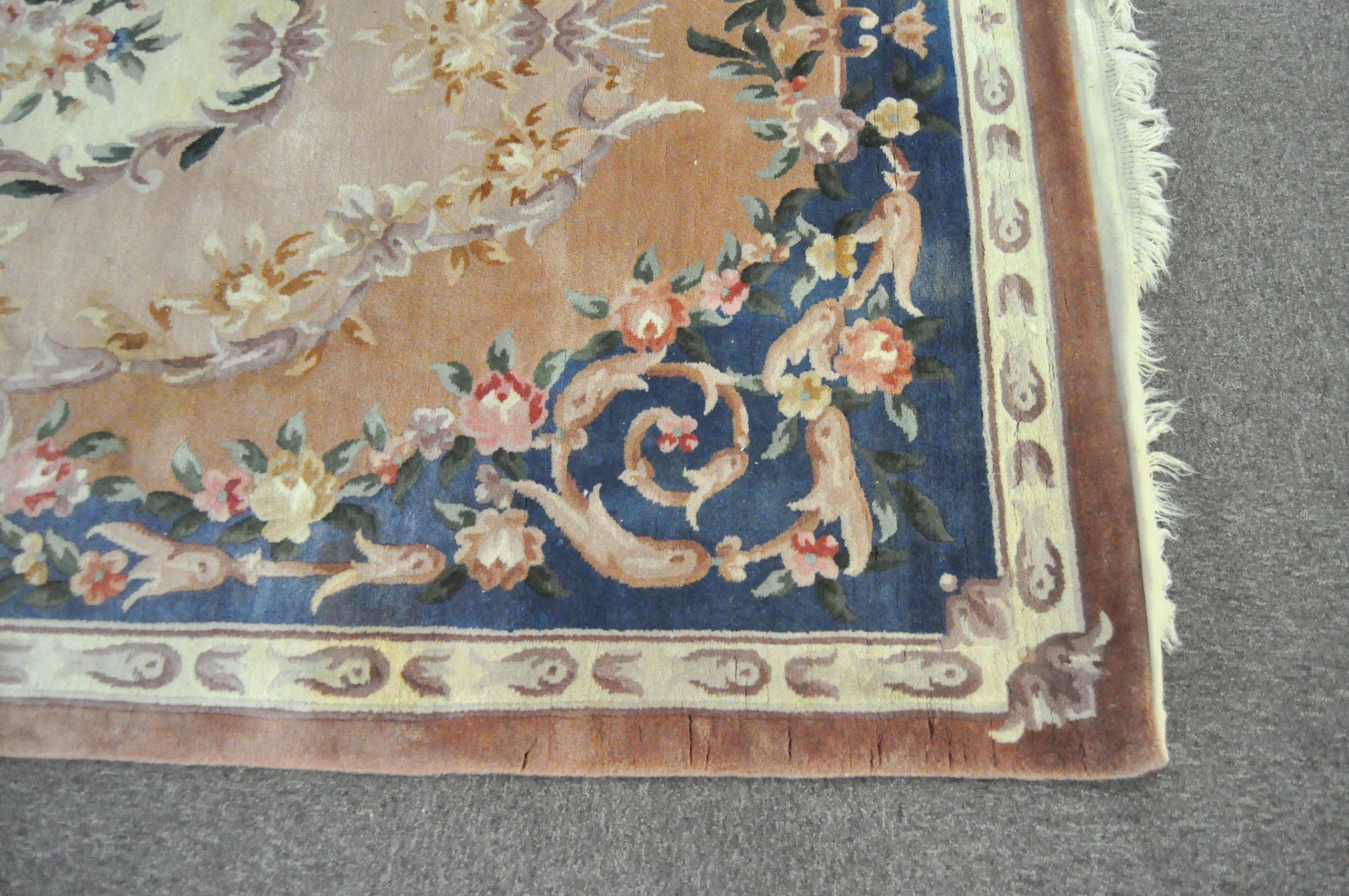 A contemporary Chinese carpet in the 18th century Aubusson style, - Image 3 of 4