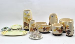 An assortment of ceramics, including Sylvac and other items,