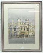 John Stops, watercolour, 'St. Vincents Works, Bristol', signed and dated 1989,