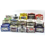 A large collection of diecast vehicles,