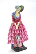 A Royal Doulton Figurine, 'Priscilla' HN1340, height 21.