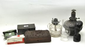 An assortment of collectables,