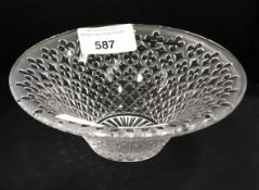A contemporary Lalique bowl,