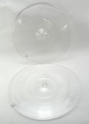 Two large pieces of Bullseye glass,