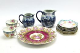 An assortment of ceramics, including teawares,