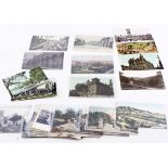 A collection of 33 vintage postcards,