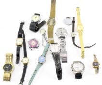 A collection of watches, including examples by Avia, Rotary, Timex and more,