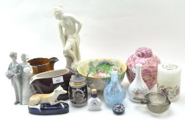 A collection of assorted ceramics,