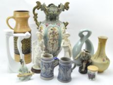 A collection of 20th century and later ceramics,