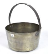 An early 20th century brass preserve pan,