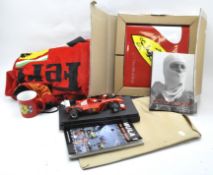 A selection of Ferrari related collectables and related items,