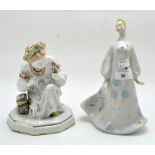 Two Russian ceramic figures,