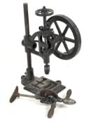 A 20th century Union cast iron pillar drill and another,