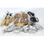 A collection of shoe stretchers,