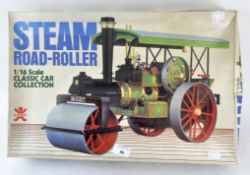 A 1:16 scale Bandai Steam Road-Roller,