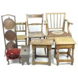 A collection of 19th & 20th century furniture,