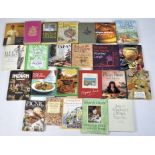 A collection of cookery books,