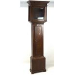 A Victorian longcase clock case,