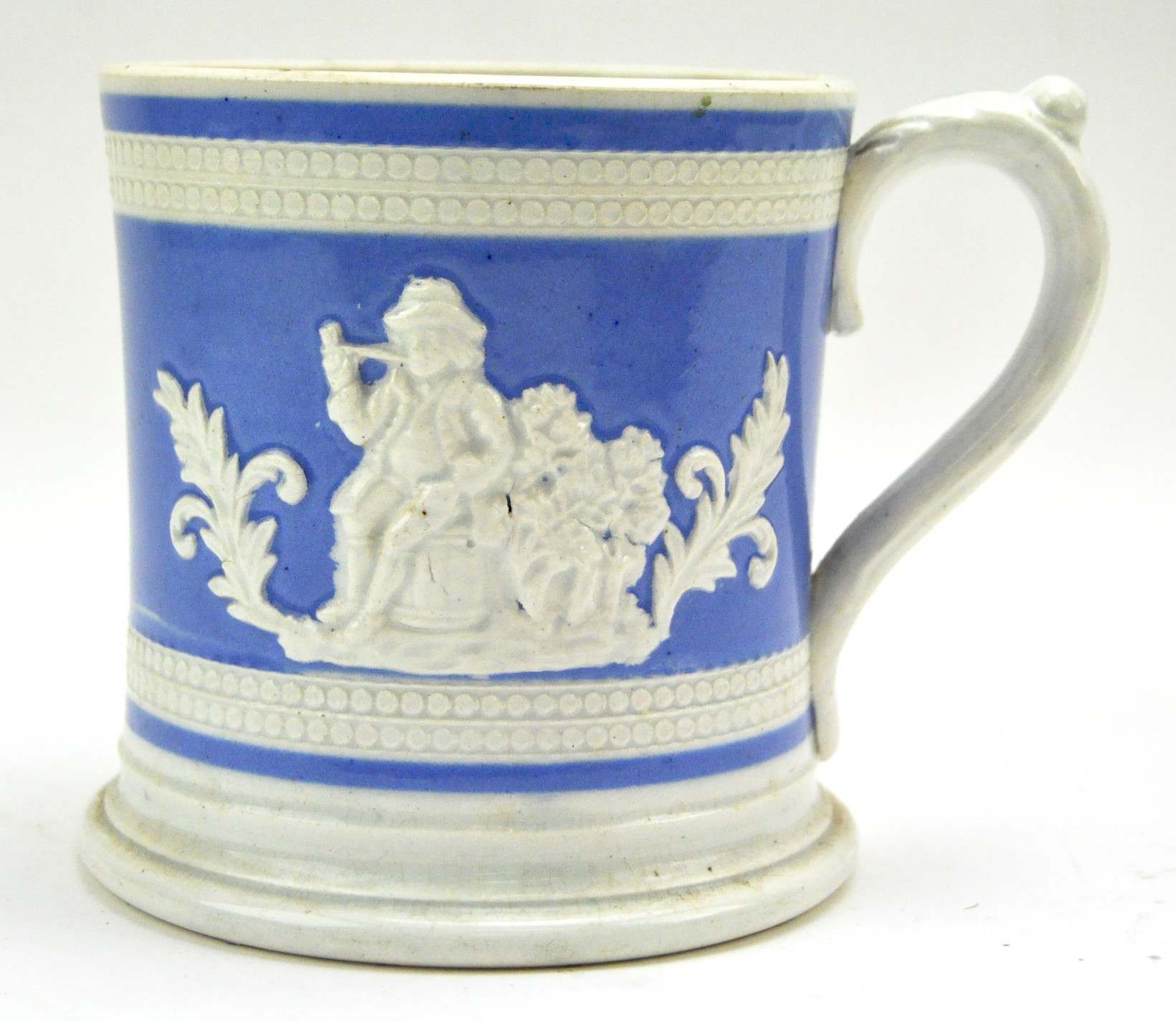 A 19th century frog mug,