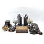 An assortment of wooden wares,