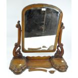 An early 20th century dressing table mirror,