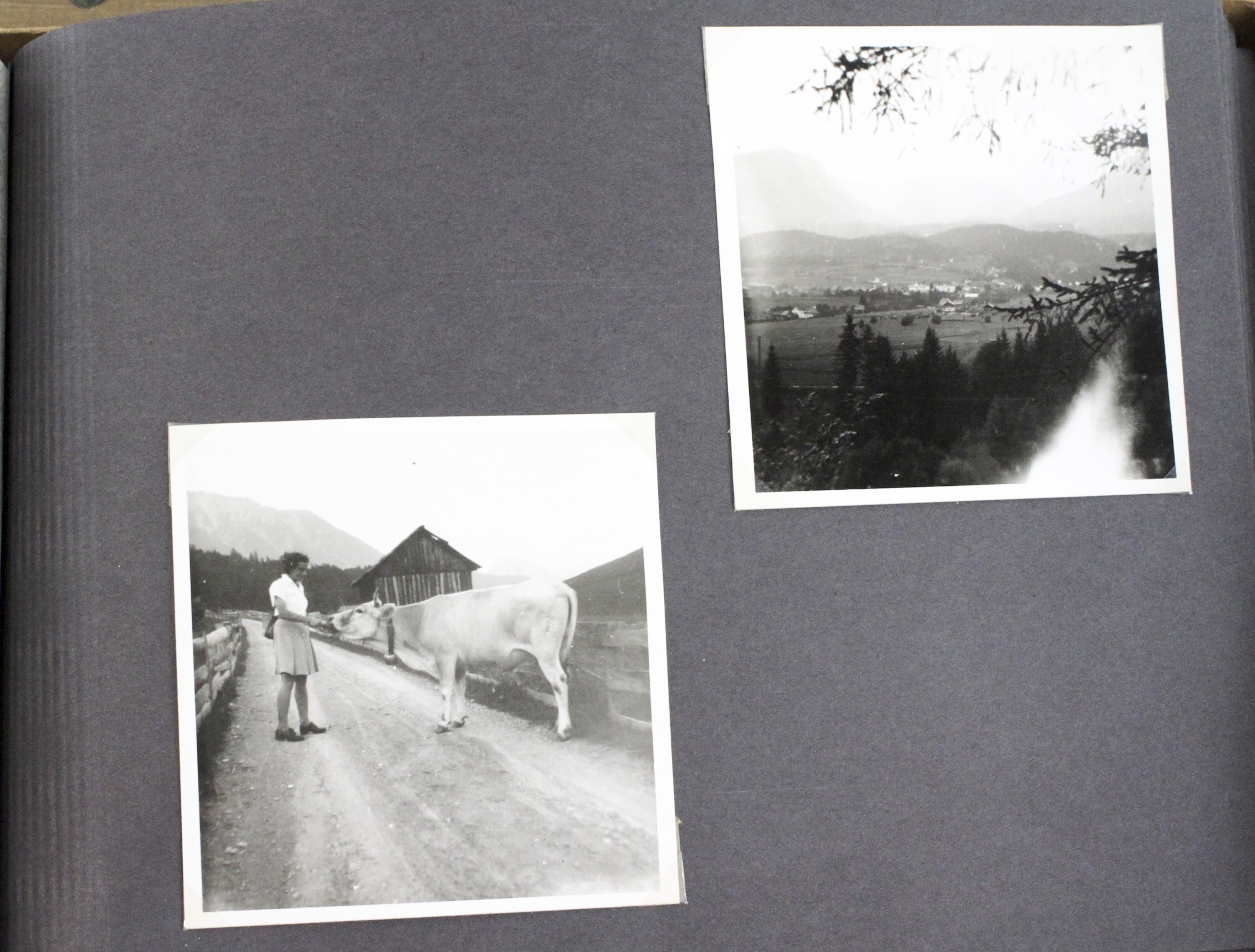 Three vintage photograph and postcard albums, two containing multiple images of people, - Image 2 of 4