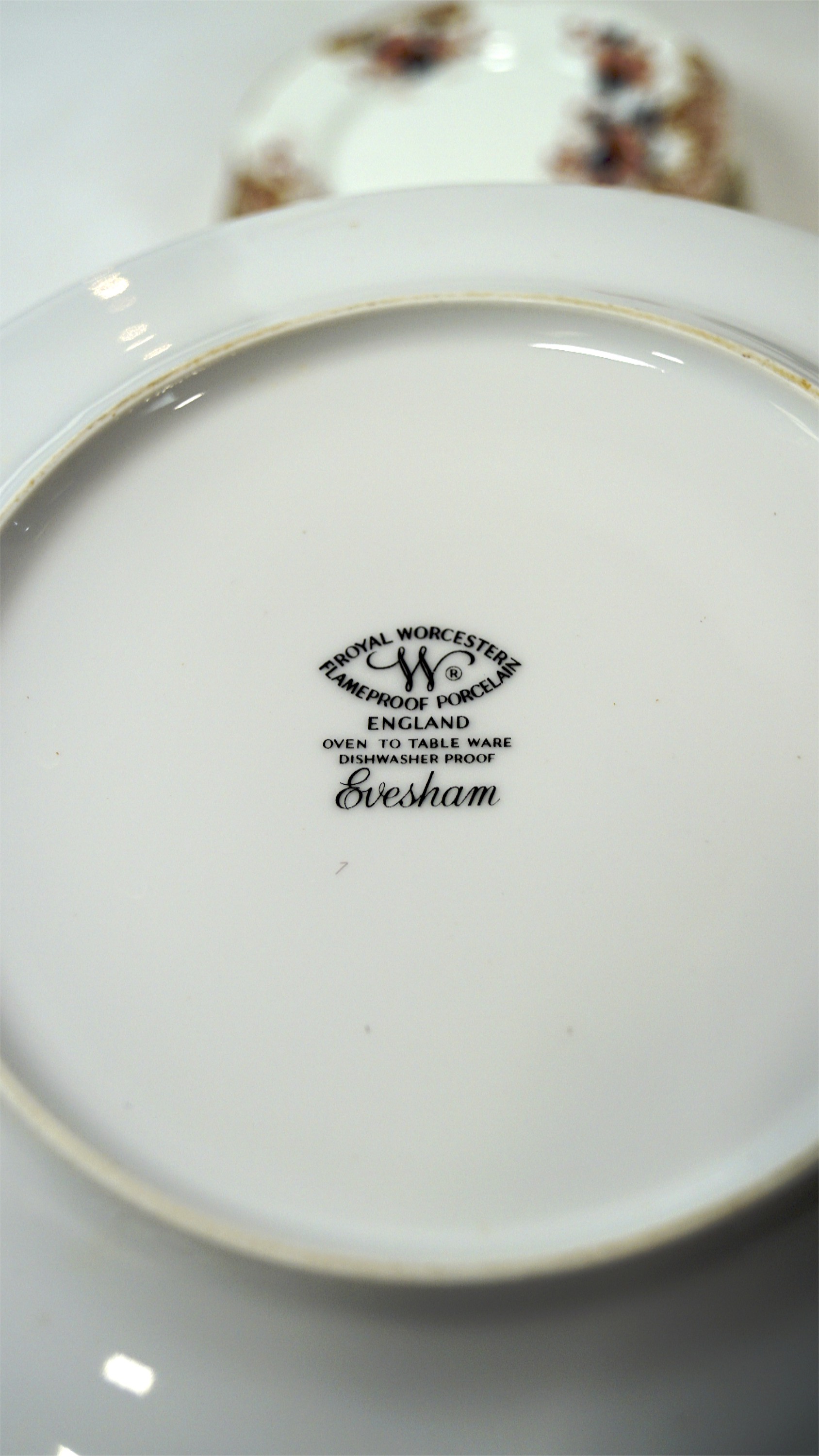A Royal Worcester part dinner service, - Image 2 of 2