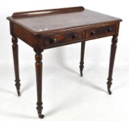 A 19th mahogany desk,