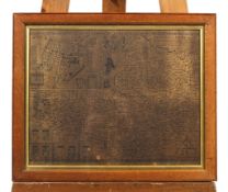 After John Speede, a map of Somersetshire, after the original of circa 1630, in oak frame,