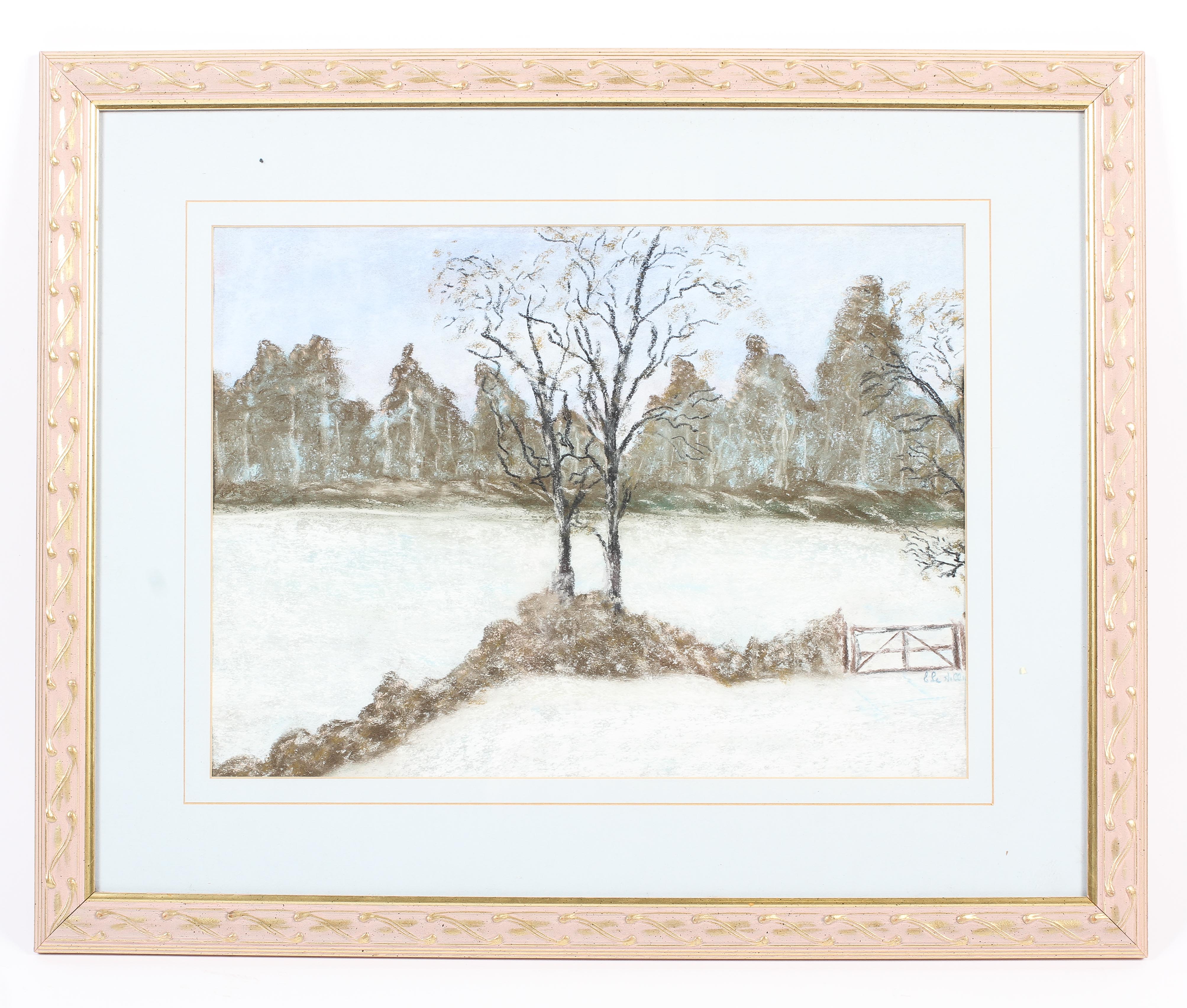 E Leslie, Winter Landscape, watercolour, signed lower right, - Image 2 of 4