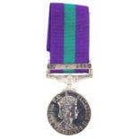 Elizabeth II General Service Medal with Canal Zone bar Awarded to PTE. G. D.