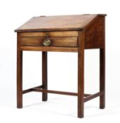 A 19th century oak desk,