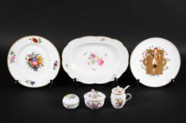 A collection of British and European ceramics, circa 1820 and later, printed and impressed marks,