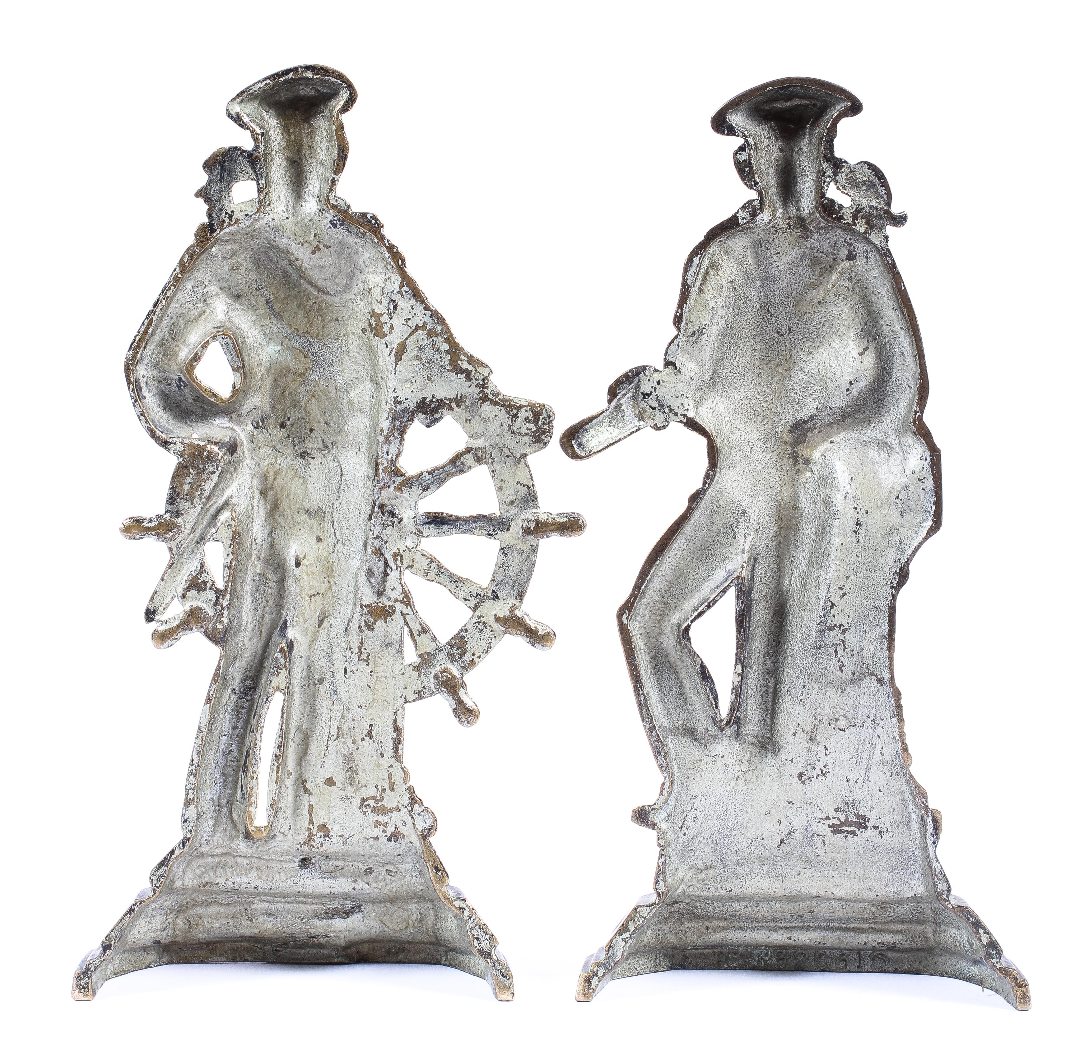 Pair of brass 'Britains Pride' Sailor doorstops, 20th century, - Image 2 of 2