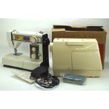 Two sewing machines,