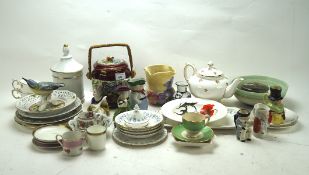 A collection of assorted ceramics, to include a Shelley bowl,