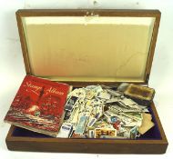 A collection of assorted Ephemera, to include a schoolboy stamp album,