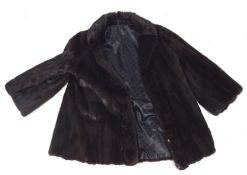 A vintage ladies mink fur coat by Marcus Michaels,