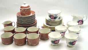 A Villeroy & Boch part tea service and a Duchess part tea service,