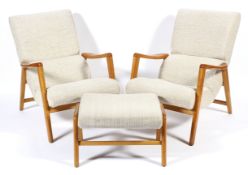 Ernest Gomme - G Plan A pair of 20th century Siesta model 411 Lounge Armchairs