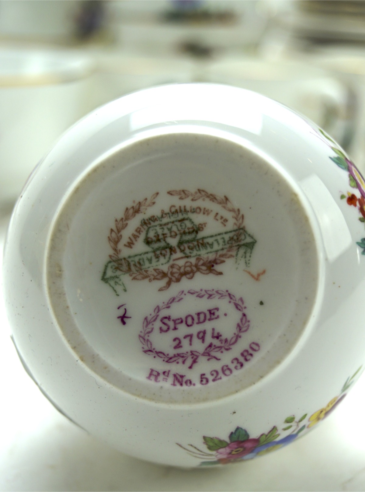 Three 20th century part tea services, including a Paragon set in the 'Peace' pattern, - Image 2 of 2