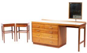 A Formica topped teak dressing table,