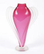 An Art Glass vase by Thomas Buechner,