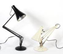 Two vintage Herbert Terry anglepoise style lamps,