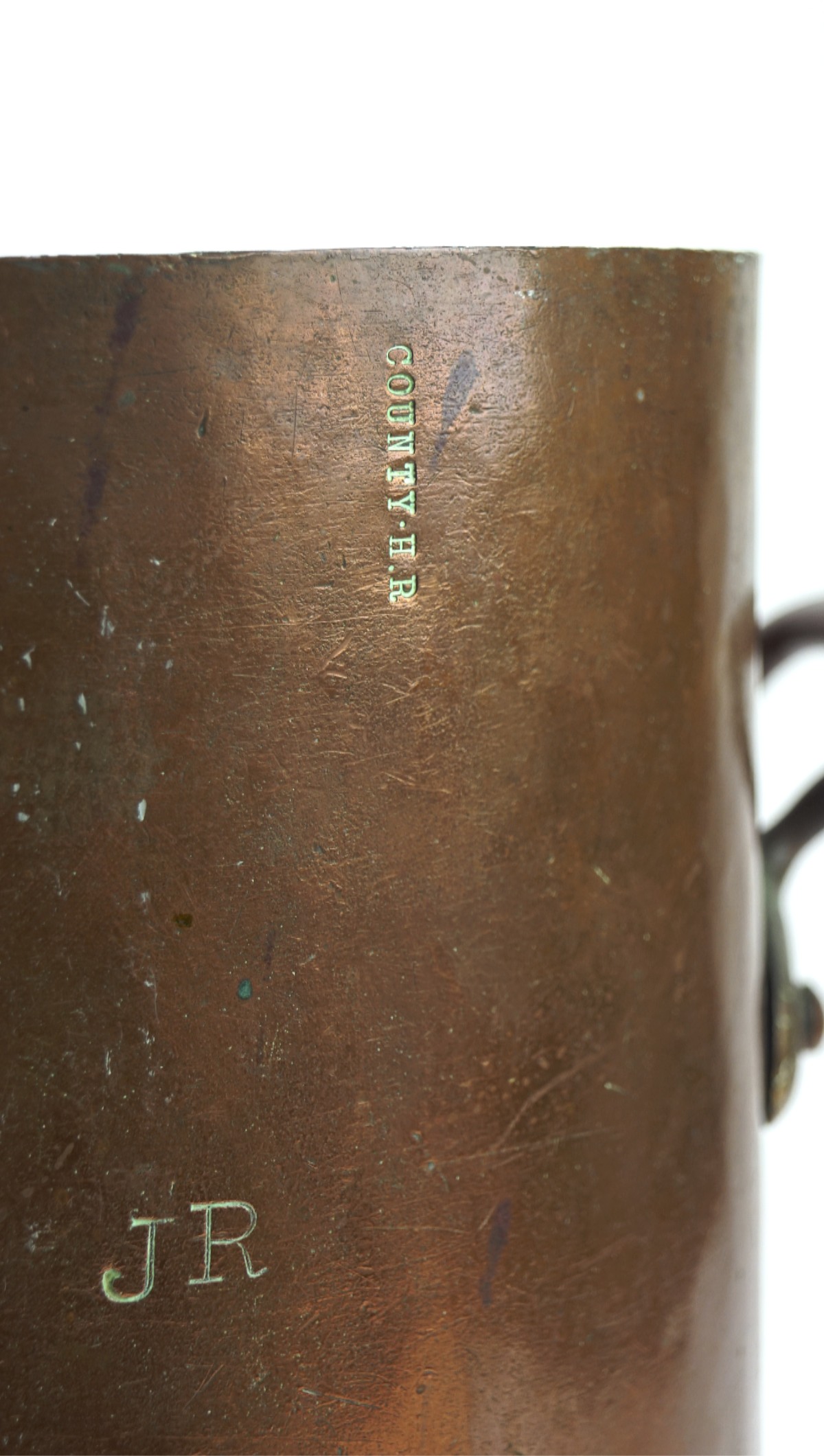 A large late 19th/early 20th century copper liquid vessel, with tap to one side, - Image 2 of 9