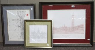 Three Matthew Grayson limited edition signed prints,